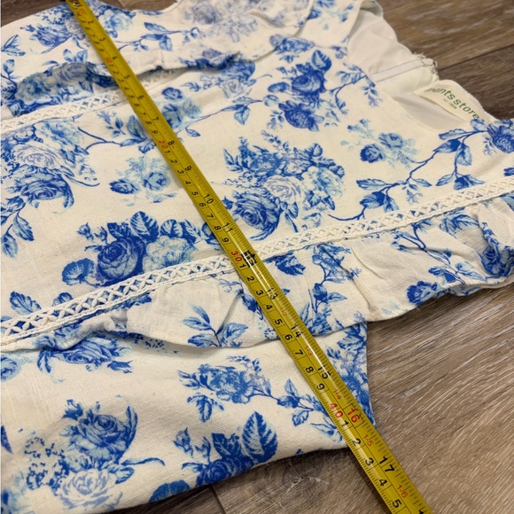 Pants Store Kaylee Floral Linen Mini Dress NWOT - Picture 12 of 14